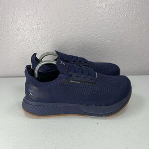 Flux Adapt Runner Womens 6.5 Navy Blue Waterproof Gum Sole Sneakers
